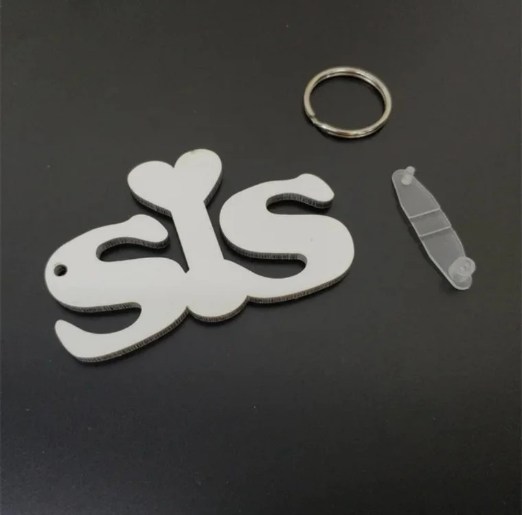 Sublimation SIS MDF Keychain Blank — Custom Sister & Sisterhood Photo Keychain | Double-Sided Wooden Substrate | Personalized Family Gift