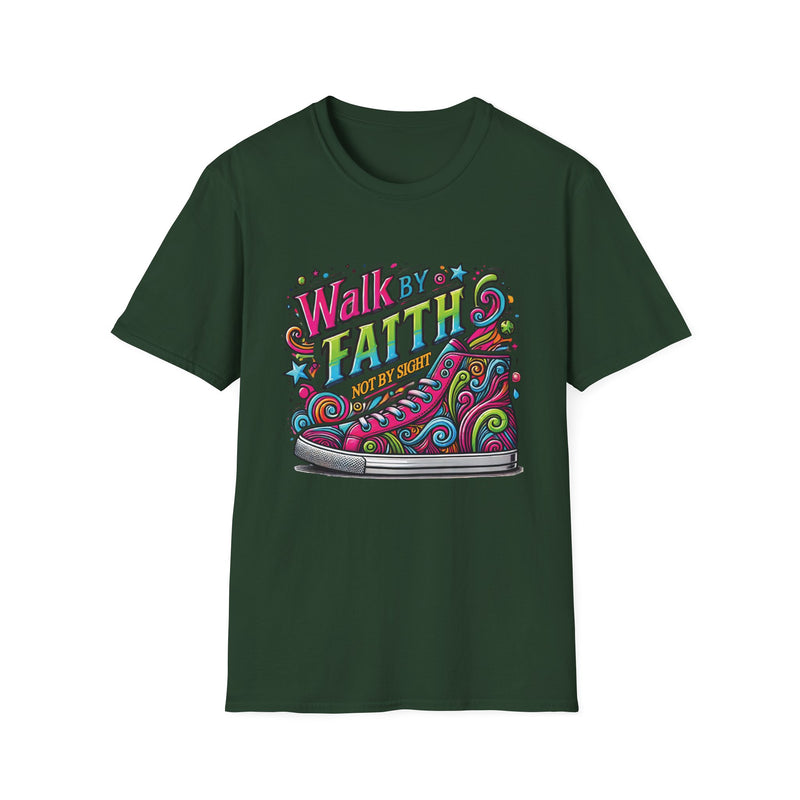 Walk By Faith Not By Sight | Women's T-Shirt | Faith-Based |Inspirational| Plus Size|  Motivational | Spiritual Tee's| Unisex