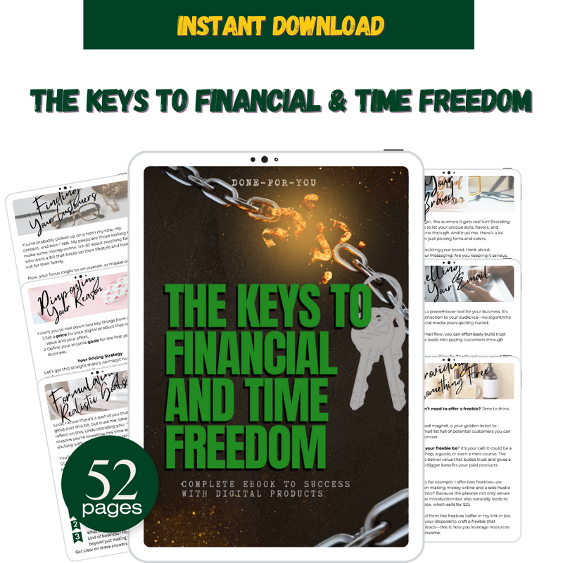 The Keys to Financial & Time Freedom eBook