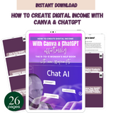 How To Create Digital Income With Canva & ChatGPT