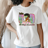 With God All Things Are Possible | Women's T-Shirt | Faith-Based |Inspirational| Plus Size|  Motivational | Spiritual Tee's| Unisex