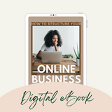 How To Structure Your Online Business For Beginners eBook