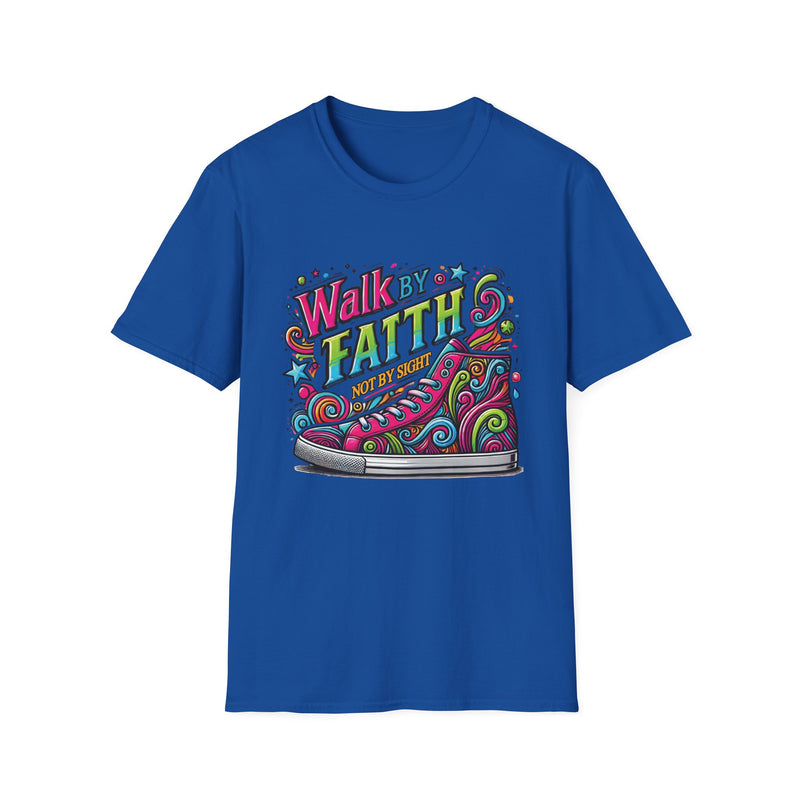 Walk By Faith Not By Sight | Women's T-Shirt | Faith-Based |Inspirational| Plus Size|  Motivational | Spiritual Tee's| Unisex