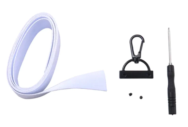 Sublimation Lanyard Blank — White Polyester DIY Custom Lanyard | Double-Sided Print Ready | Includes Hardware Kit