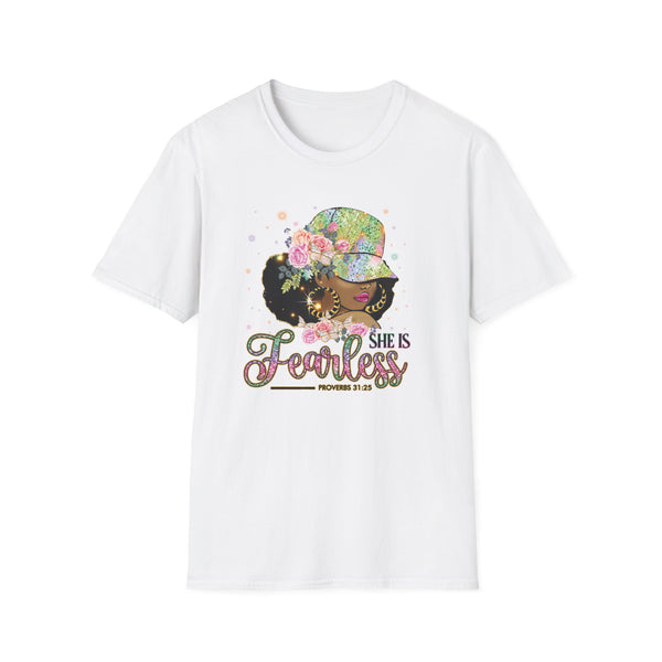 She is Fearless | Women's T-Shirt | Faith-Based |Inspirational| Plus Size|  Motivational | Spiritual Tee's| Unisex