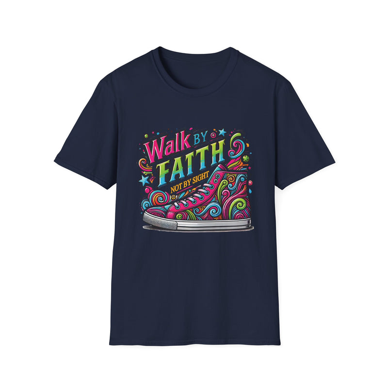 Walk By Faith Not By Sight | Women's T-Shirt | Faith-Based |Inspirational| Plus Size|  Motivational | Spiritual Tee's| Unisex