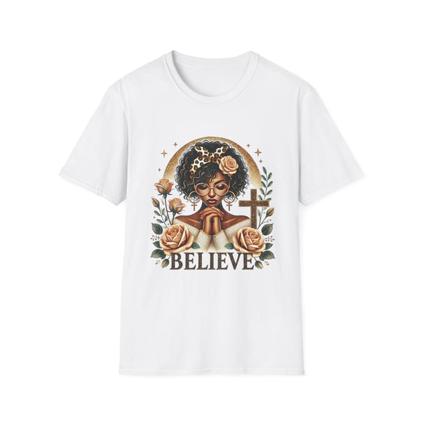 Believe | Women's T-Shirt | Faith-Based |Inspirational| Plus Size|  Motivational | Spiritual Tee's| Unisex