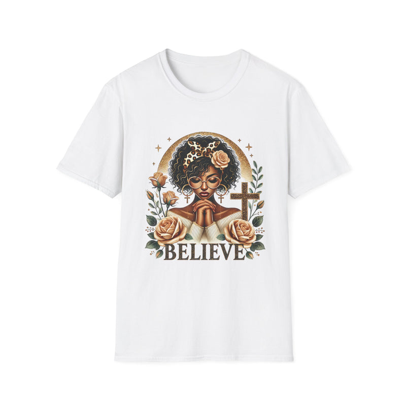 Believe | Women's T-Shirt | Faith-Based |Inspirational| Plus Size|  Motivational | Spiritual Tee's| Unisex