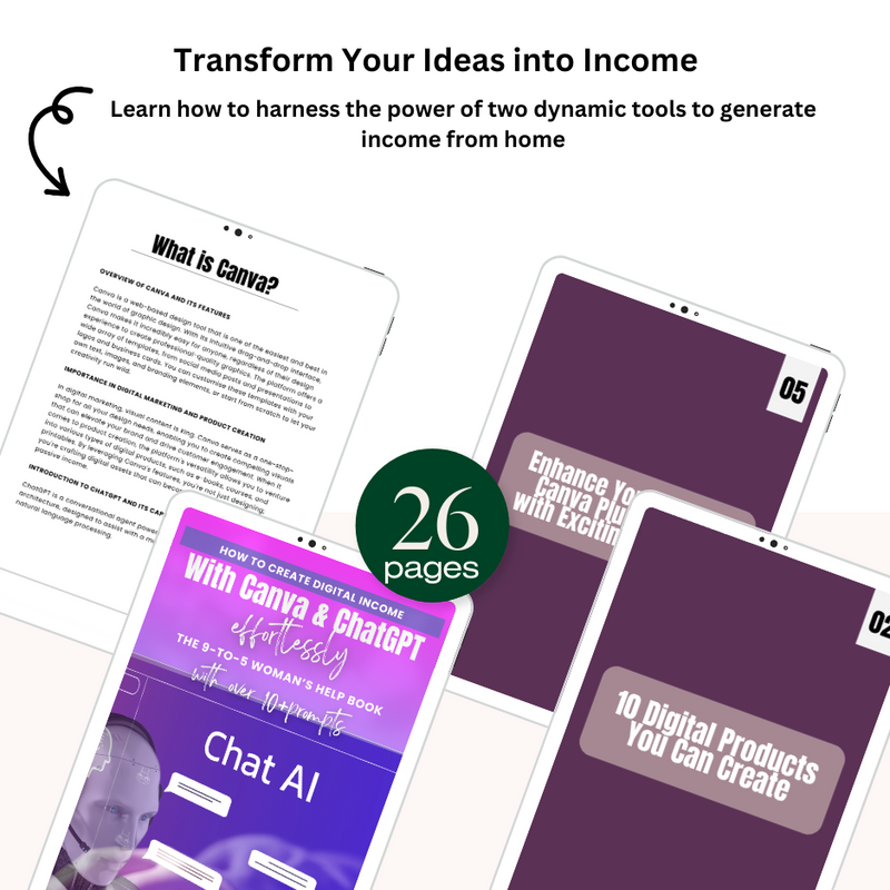 How To Create Digital Income With Canva & ChatGPT