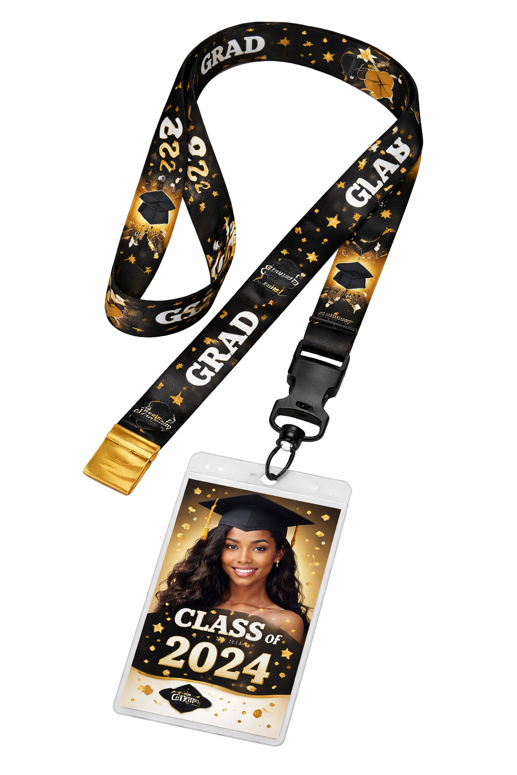Sublimation Lanyard Blank — White Polyester DIY Custom Lanyard | Double-Sided Print Ready | Includes Hardware Kit
