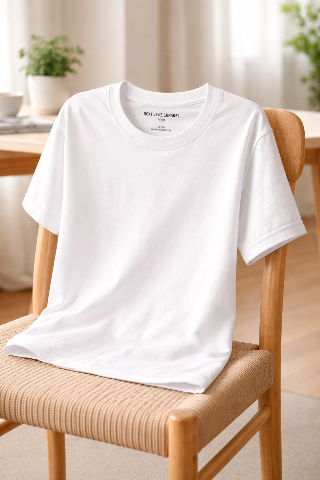 Next Level Apparel Women's 100% Cotton Crew Neck T-Shirt Blank — Style 3600 | Combed Ring-Spun | Vinyl & DTF Ready | Multiple Colors & Sizes