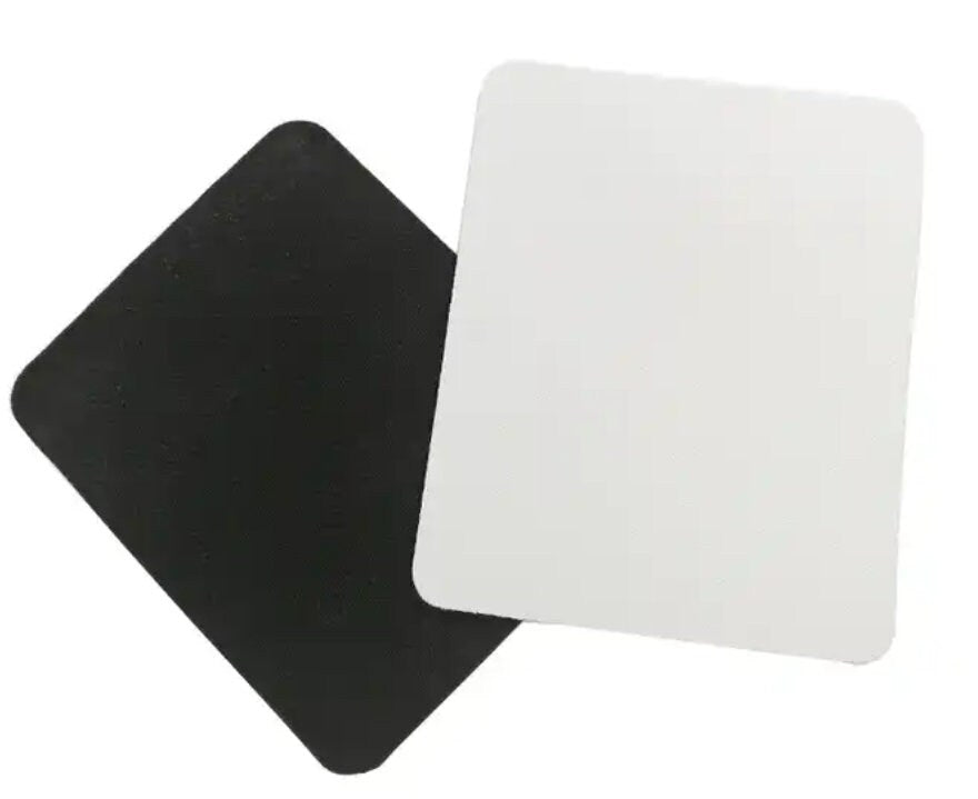 Sublimation Mouse Pad Blank — Rectangle White Neoprene Custom Mouse Mat | Personalized Computer & Laptop Desk Accessory