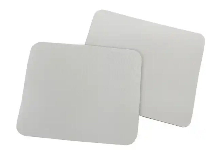 Sublimation Mouse Pad Blank — Rectangle White Neoprene Custom Mouse Mat | Personalized Computer & Laptop Desk Accessory