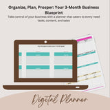 3 Month Quarter Business Planner