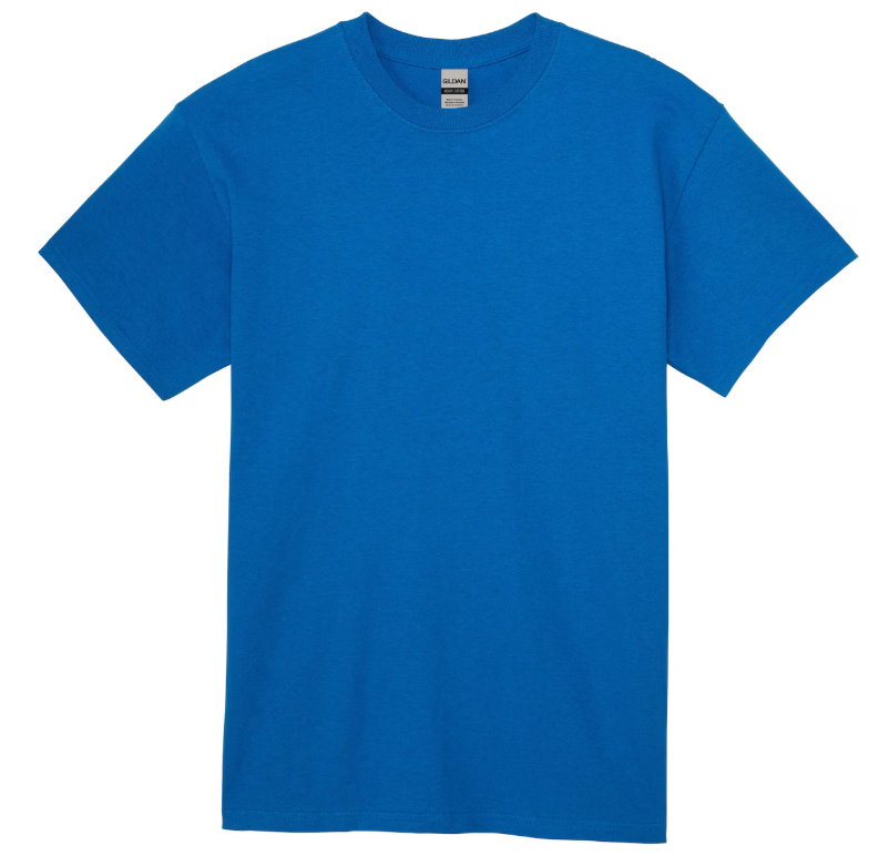 Gildan Heavy Cotton Unisex T-Shirt Blank — 5.3oz G500 | 100% Cotton | Perfect for Vinyl, DTF & Heat Transfer | Multiple Colors & Sizes